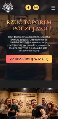 Сайт ASTERFIX на мобільному